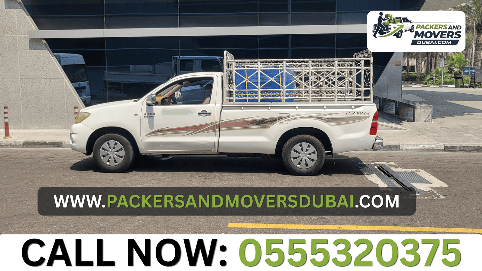 1 Ton Pickup for Rent Dic Dubai