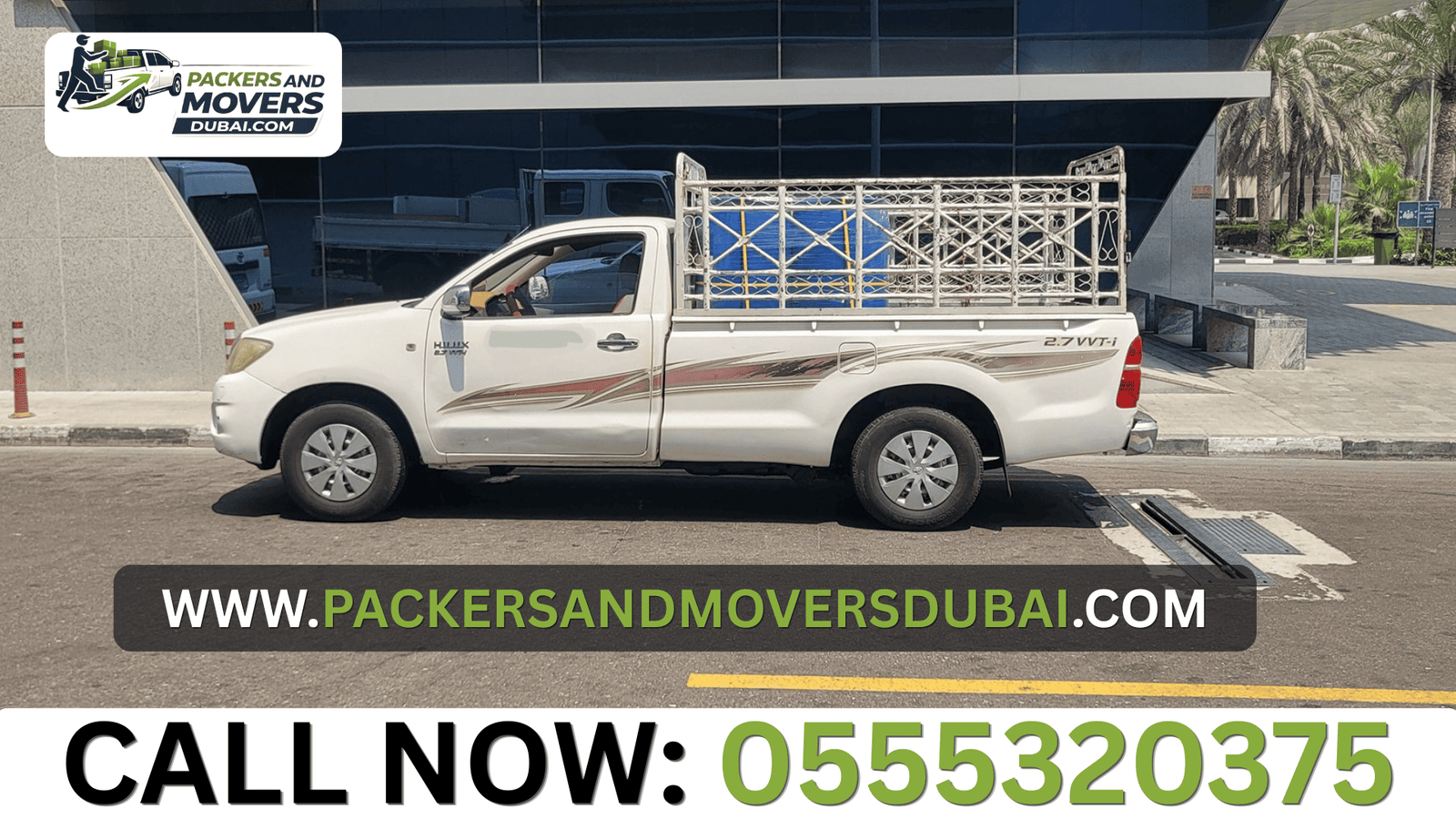 1 Ton Pickup for Rent Dic Dubai
