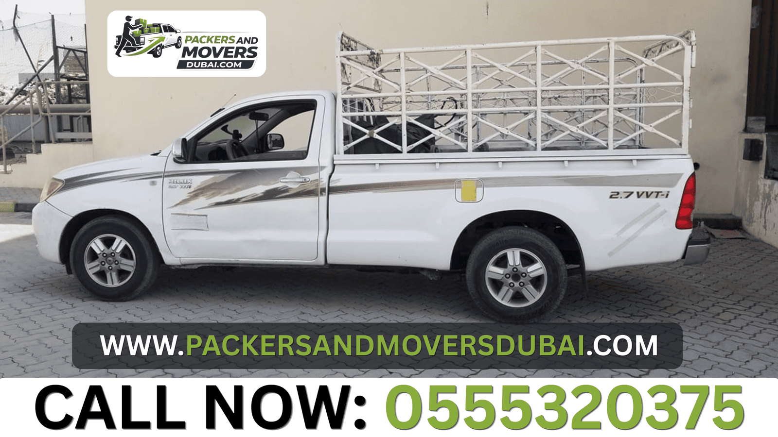 1 Ton Pickup for Rent Dubai South