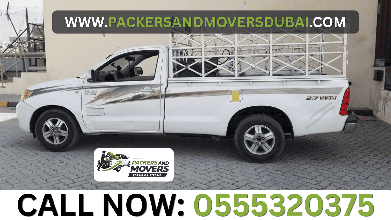 1 Ton Pickup for Rent Dubai South