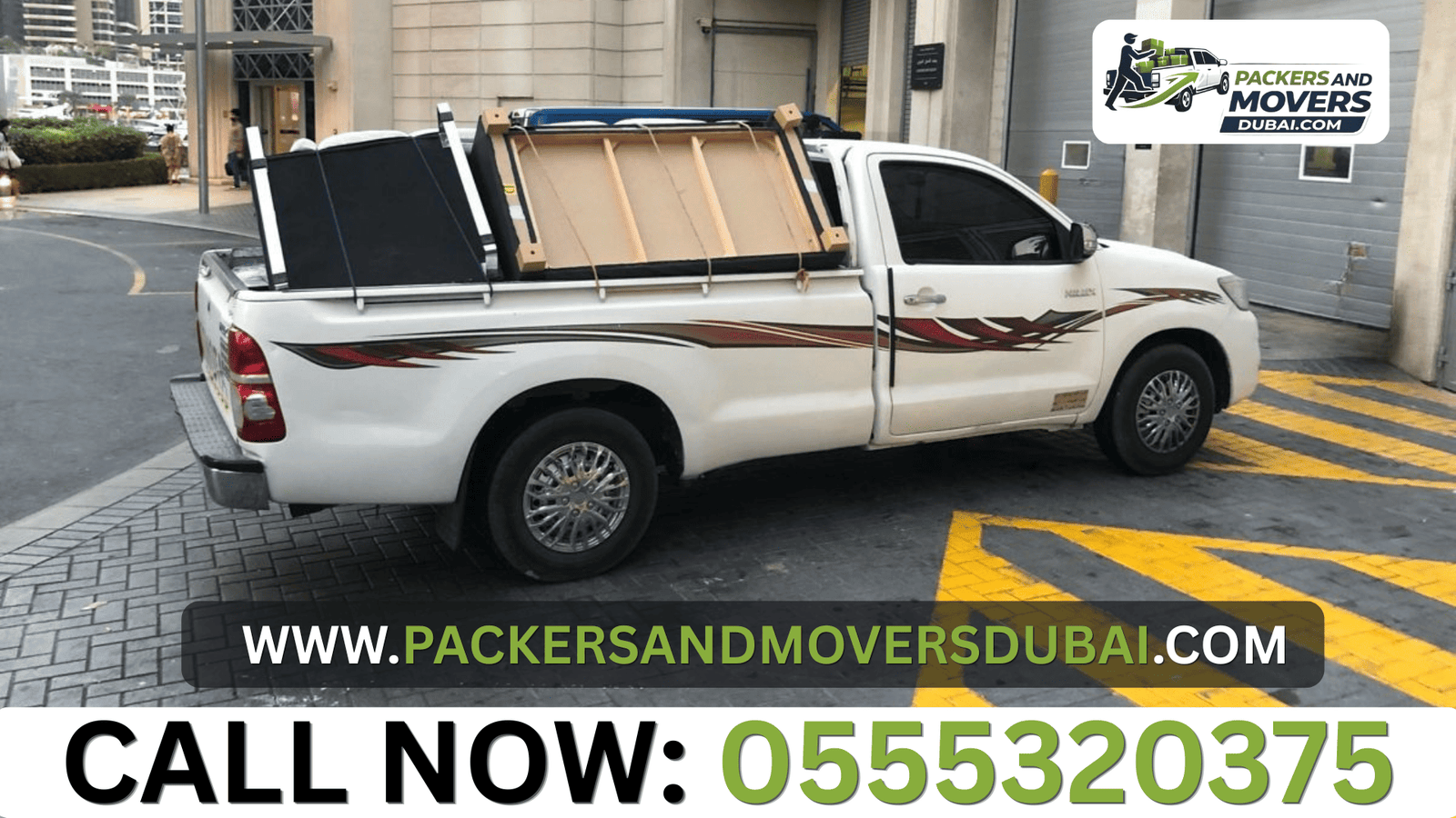 1 Ton Pickup for Rent in Al Qousis