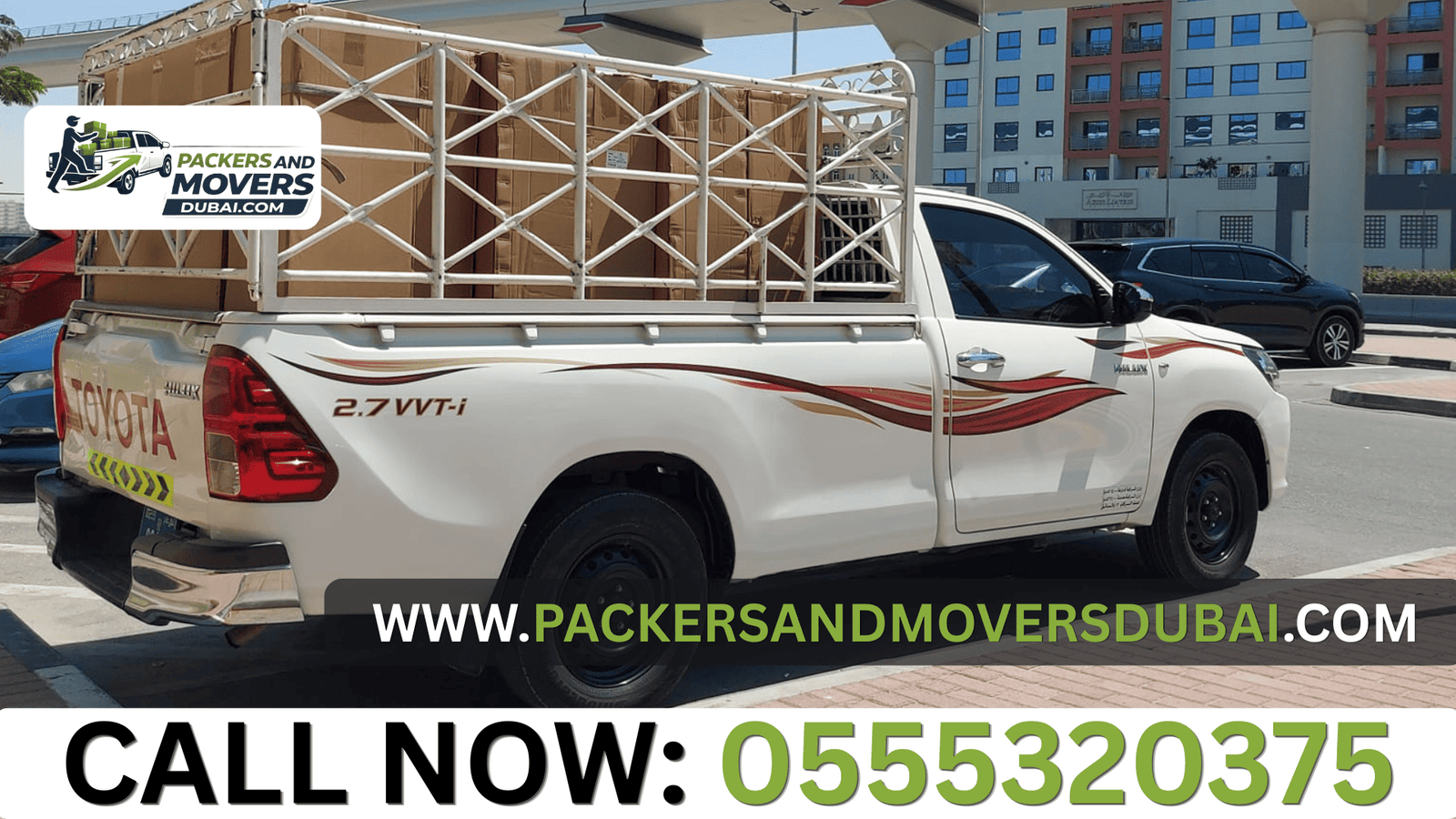 1 Ton Pickup for Rent in Al Qouz