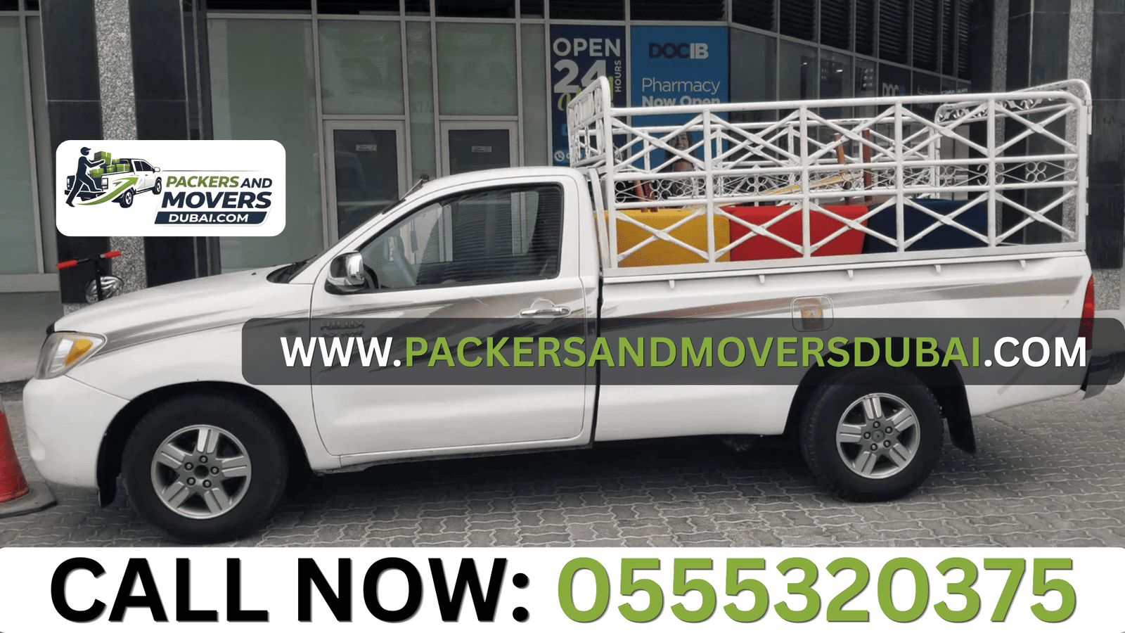 1 Ton Pickup for Rent in UAE