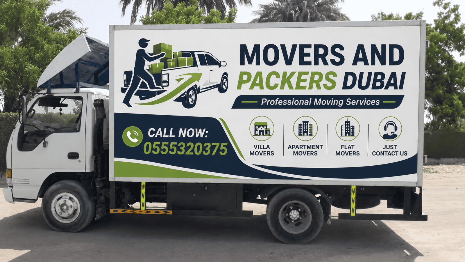 3 Ton Closed Pickup for Rent in Dubai, 3 Ton Closed Truck Dubai for Rent