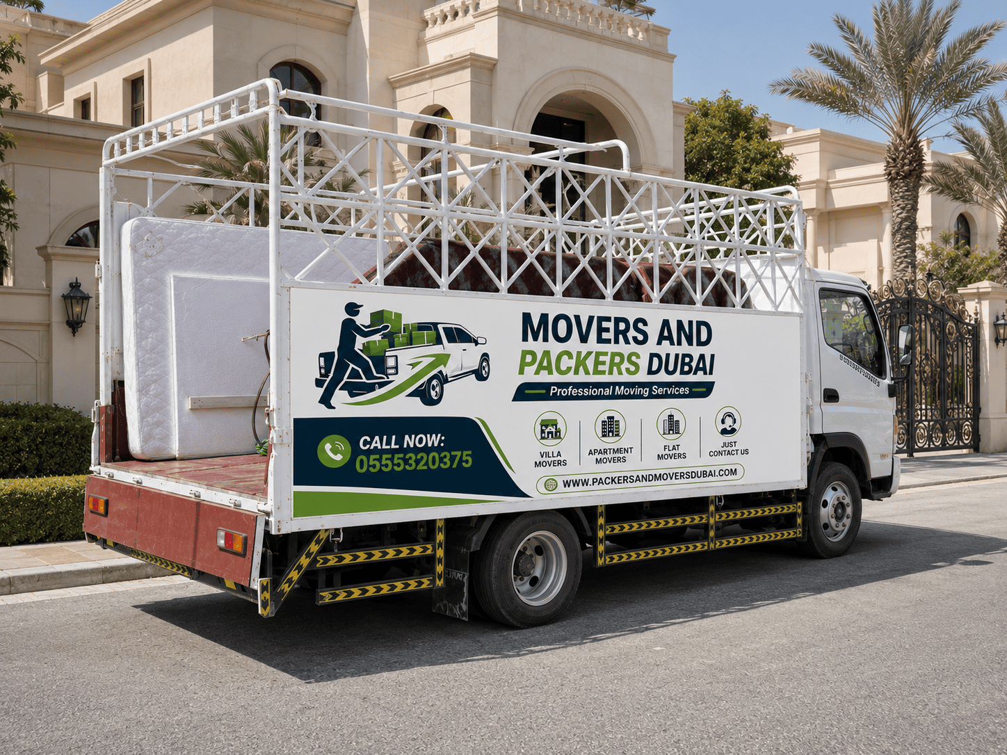 3 Ton Closed Pickup for Rent in Dubai