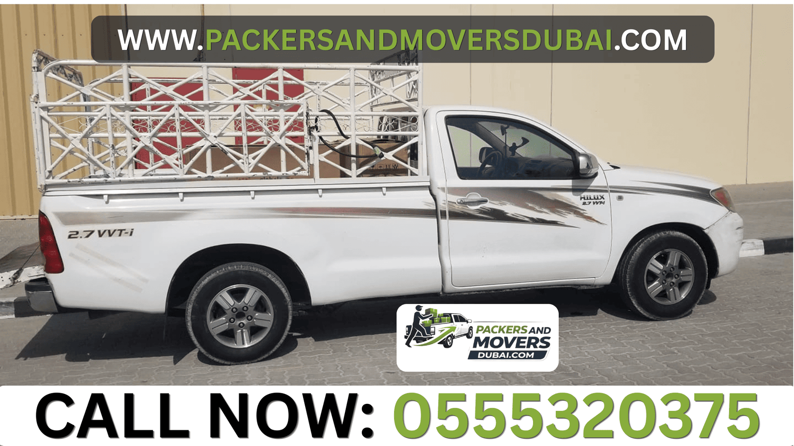 3 Ton Pickup Dubai, 1 Ton Pickup for Rent Dubai South